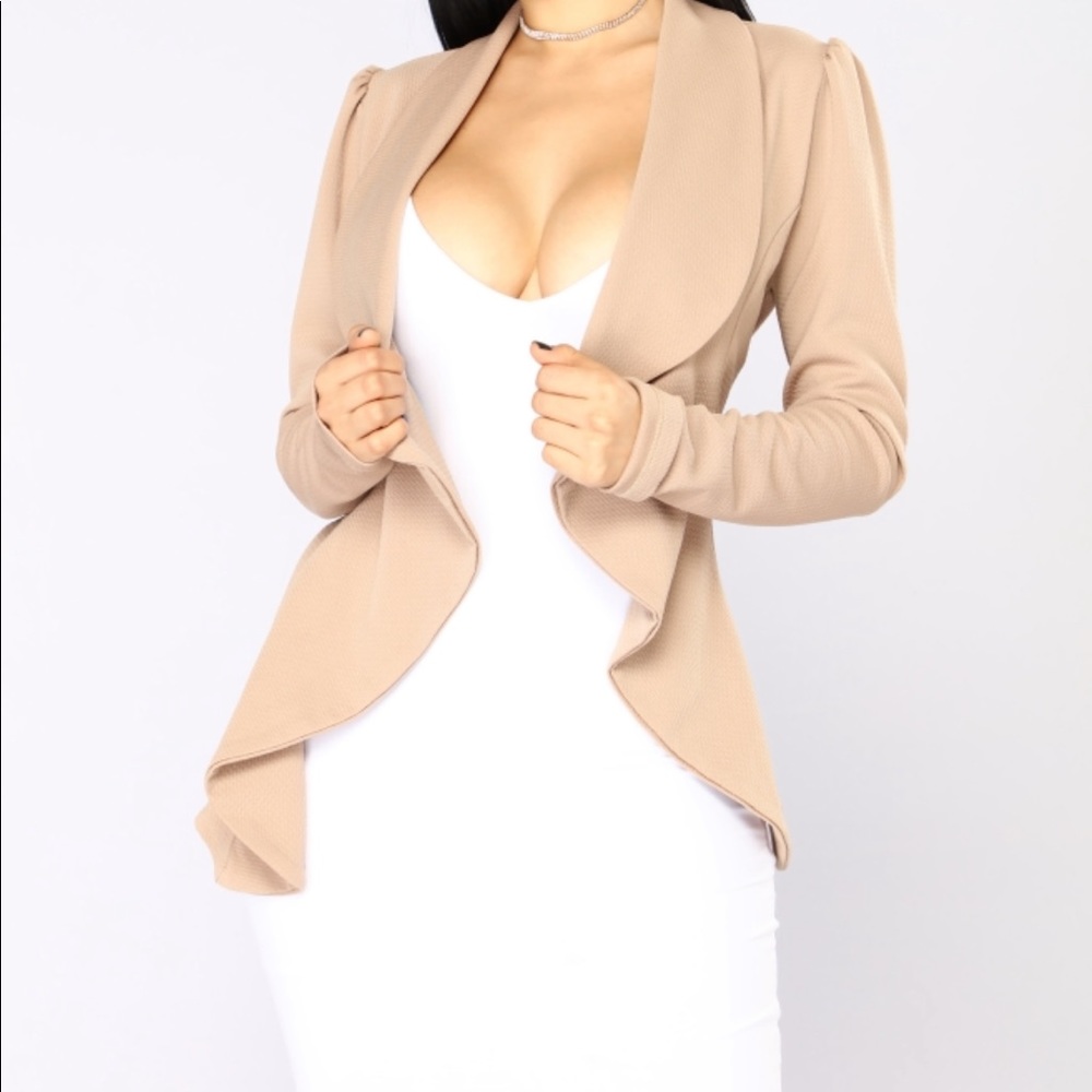 Meet And Greet Blazer - Mocha